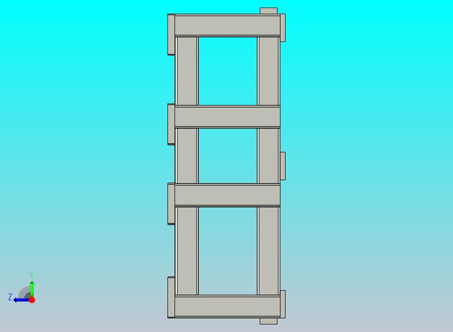 底部焊接框架结构