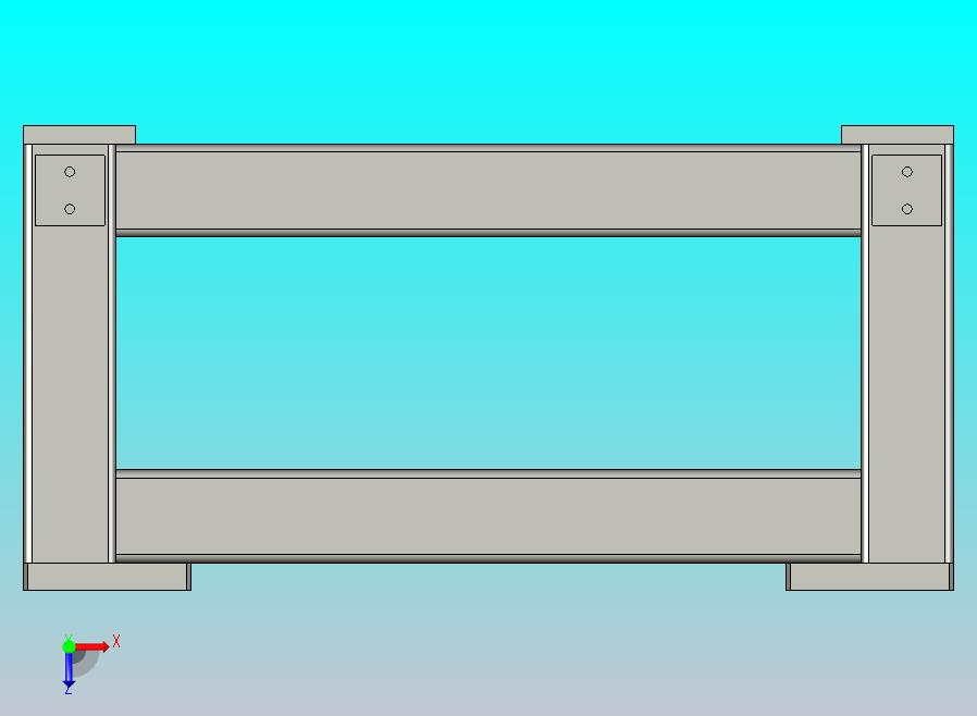 底部焊接框架结构