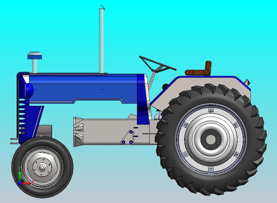 拖拉机tractor-assembly-2 SW STP STL