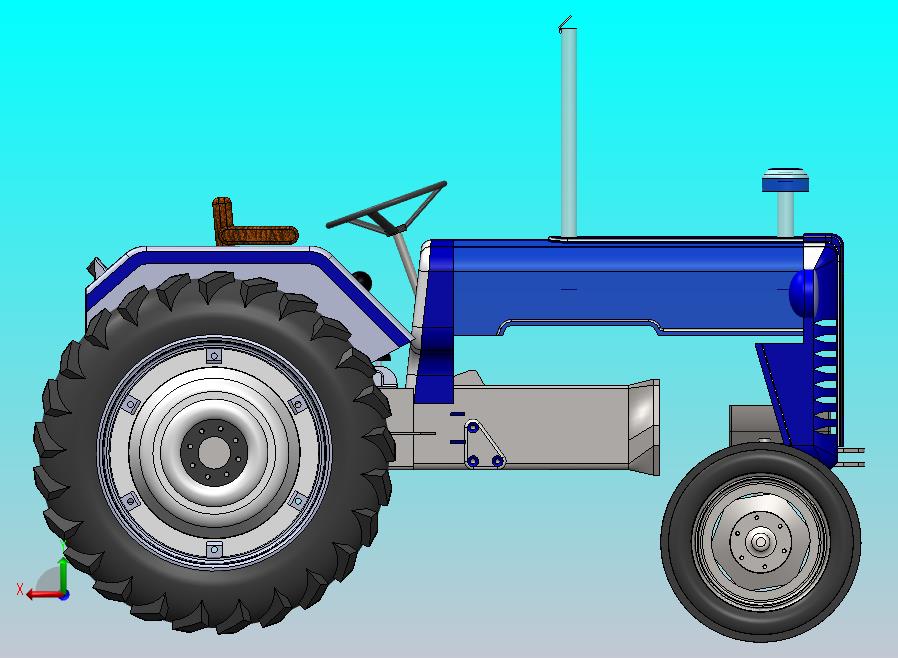 拖拉机tractor-assembly-2 SW STP STL