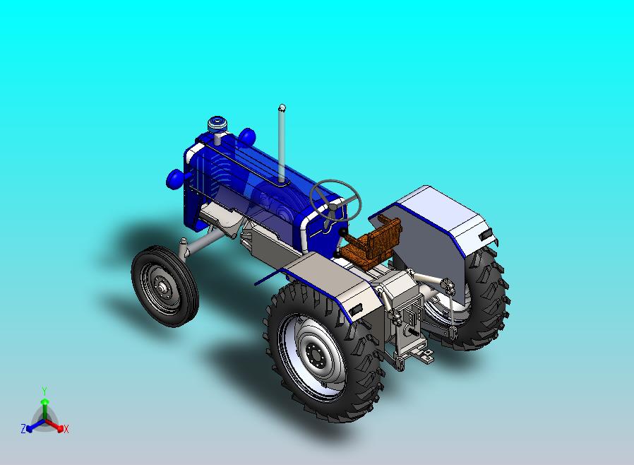 拖拉机tractor-assembly-2 SW STP STL