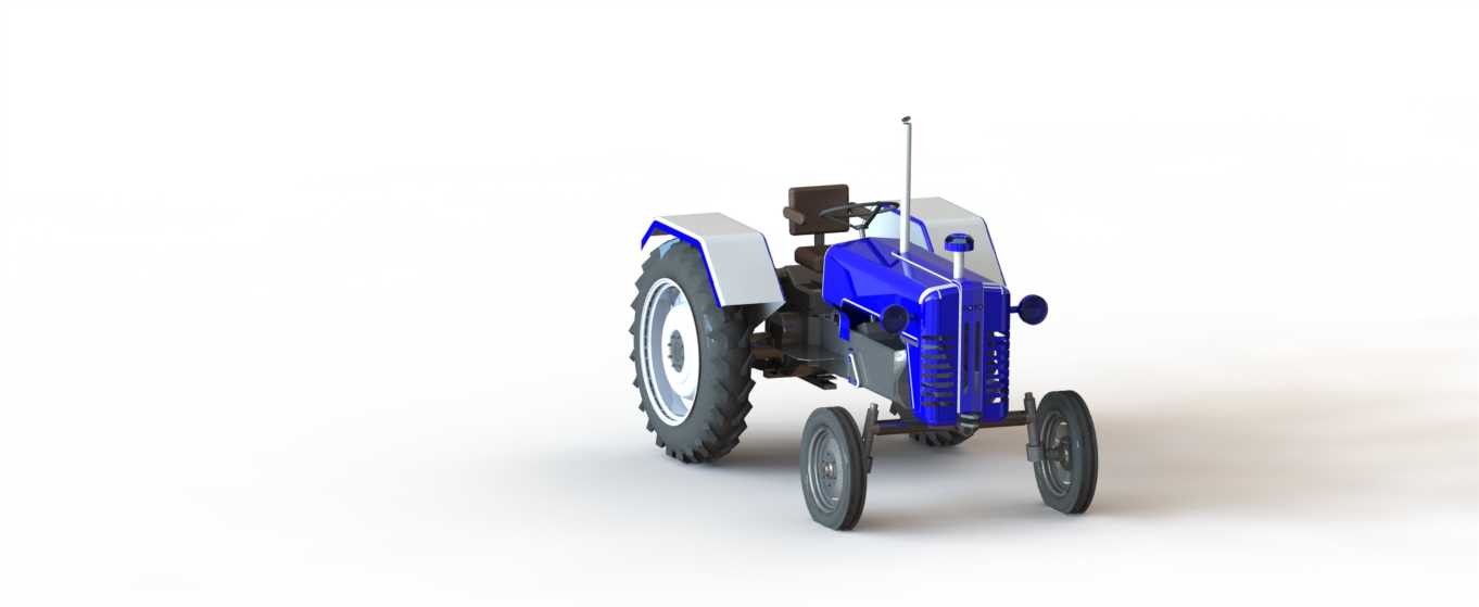 拖拉机tractor-assembly-2 SW STP STL