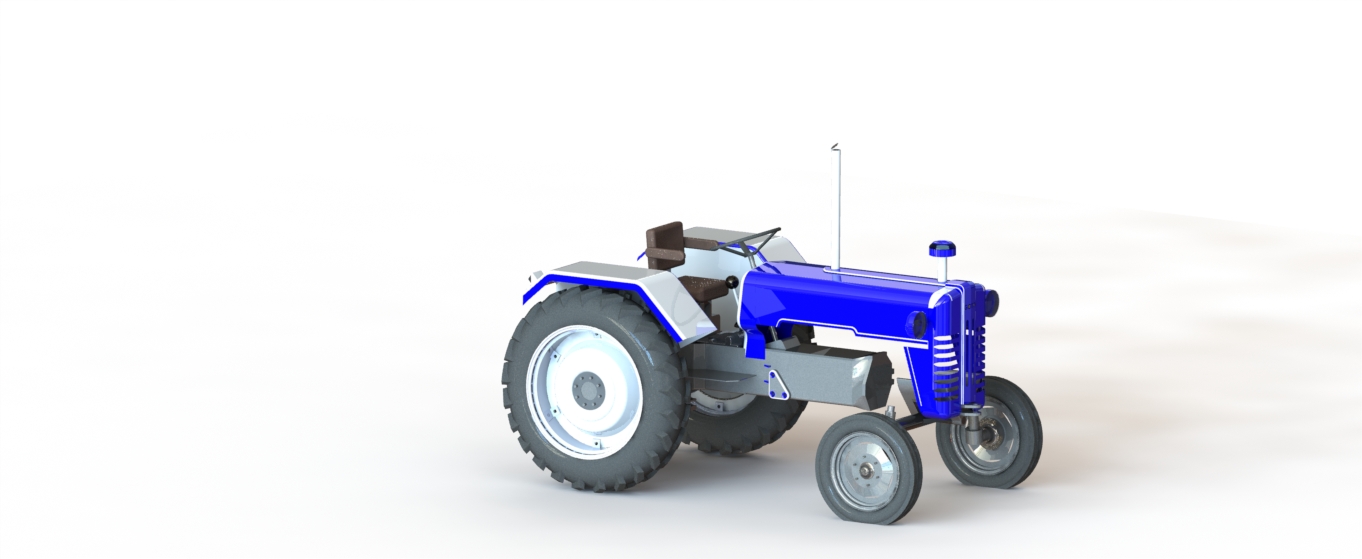 拖拉机tractor-assembly-2 SW STP STL
