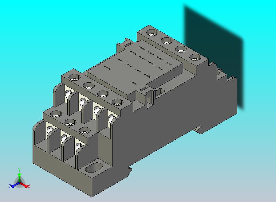 继电器14脚插座
