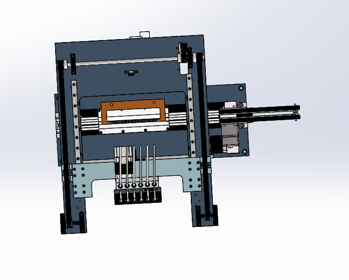 流水线输送+龙门搬运机构