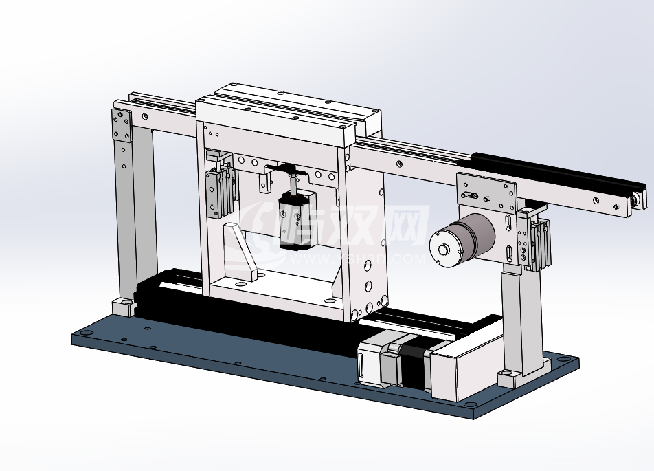 流水线输送+龙门搬运机构
