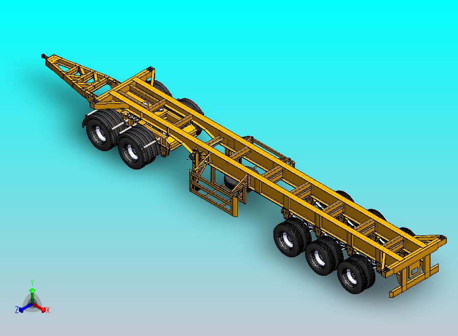 半挂牵引底盘车