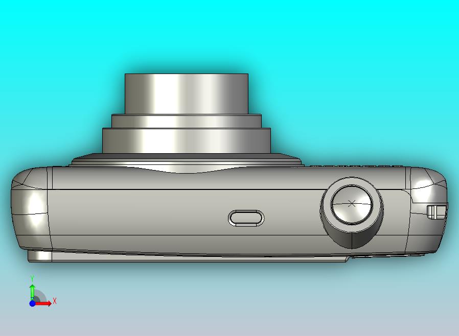 数码相机proe模型