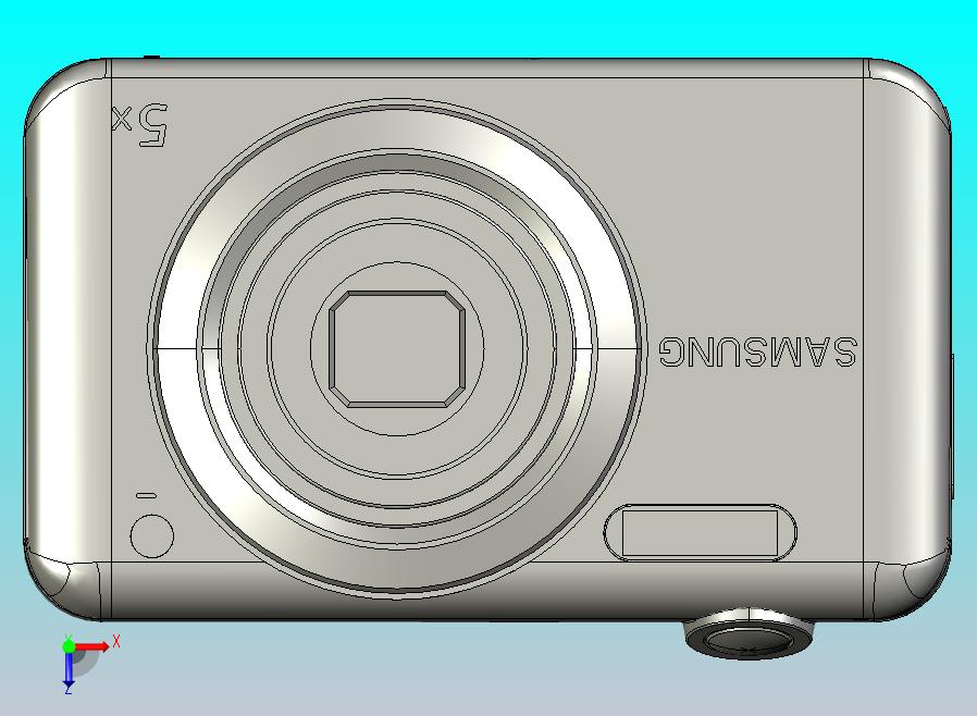 数码相机proe模型