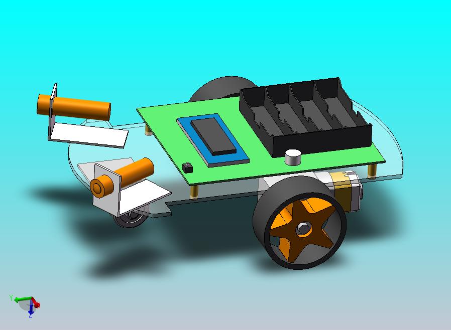 双电机三轮小车