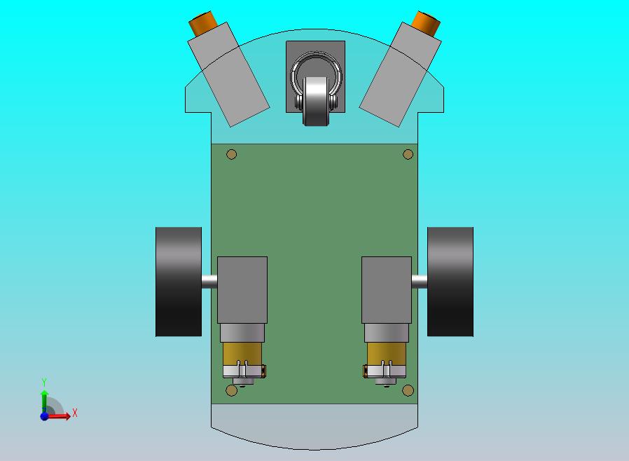 双电机三轮小车
