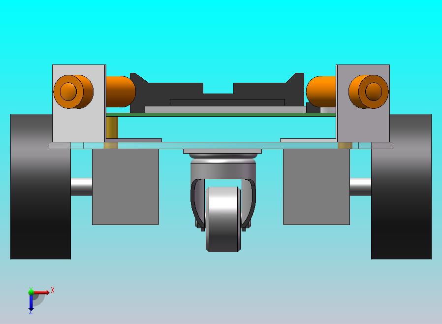 双电机三轮小车
