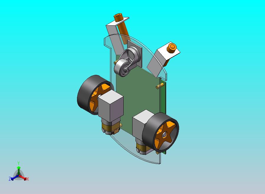 双电机三轮小车