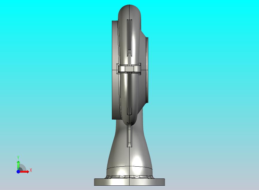 水泵外壳三维模型