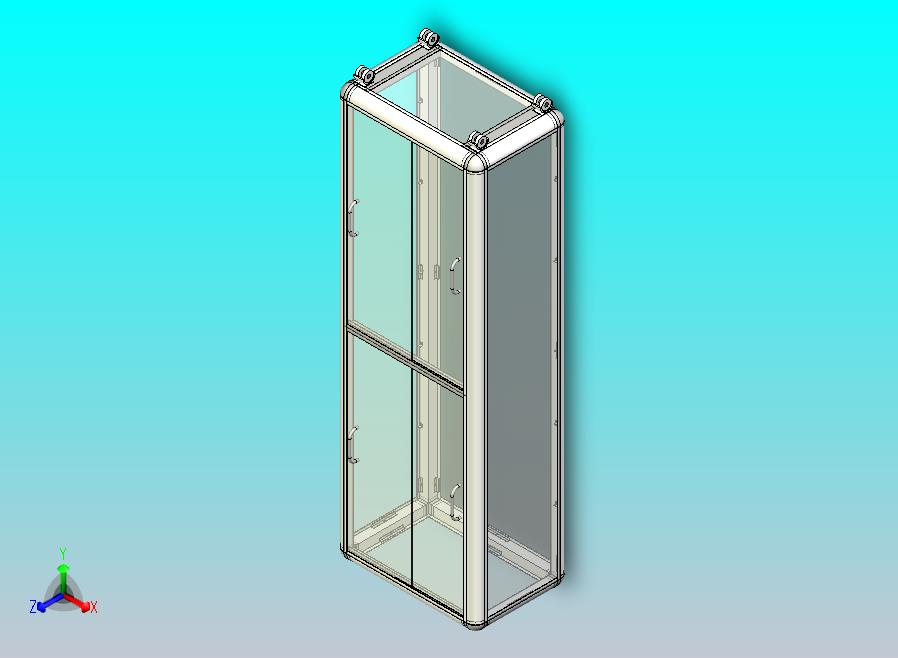 玻璃钢垂直橱窗