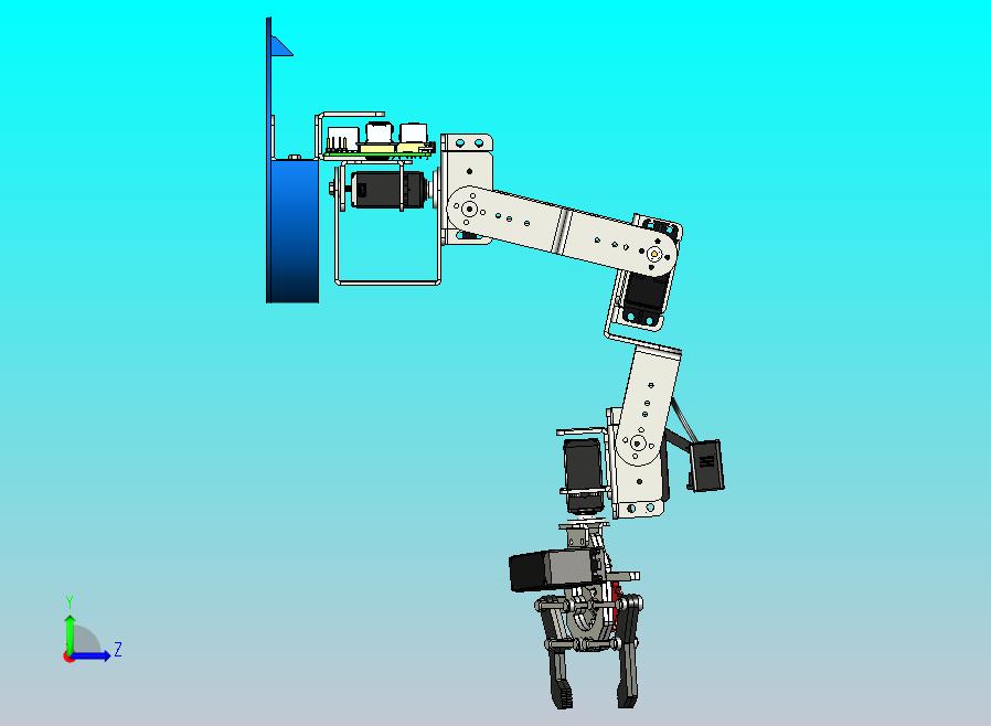 伺服电机驱动机械臂