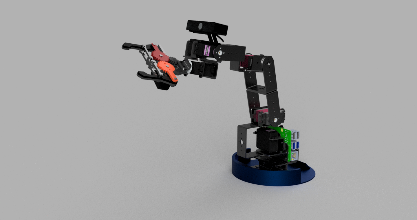 伺服电机驱动机械臂