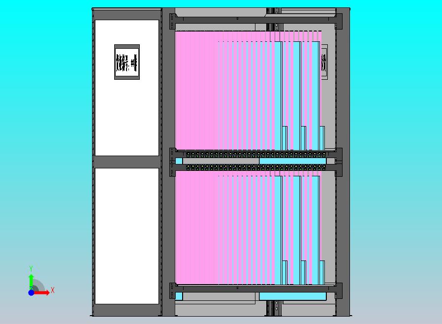仓储玻璃存储柜