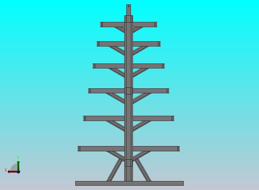 多层悬臂货架