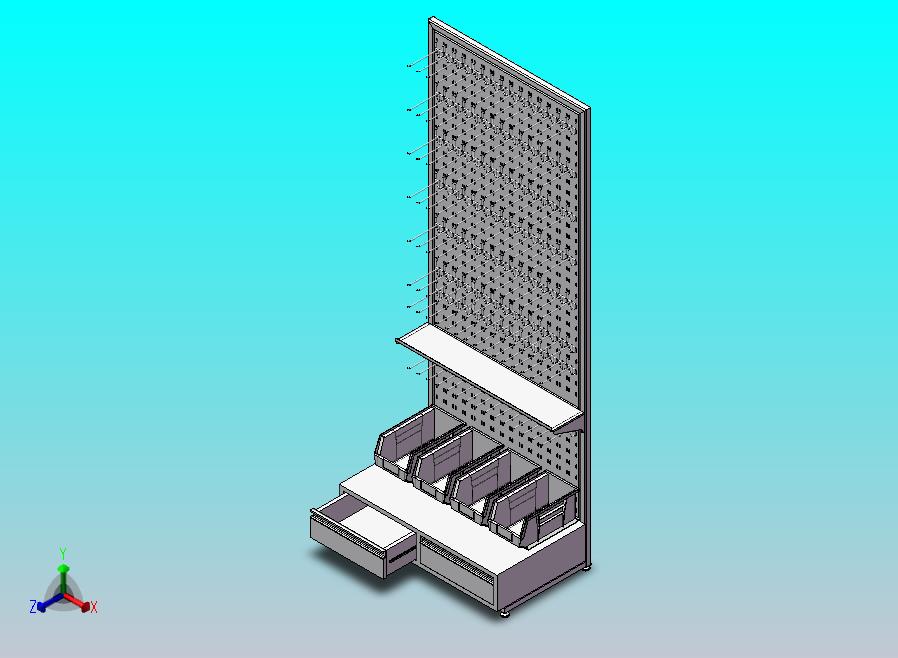 商店五金小件展示架