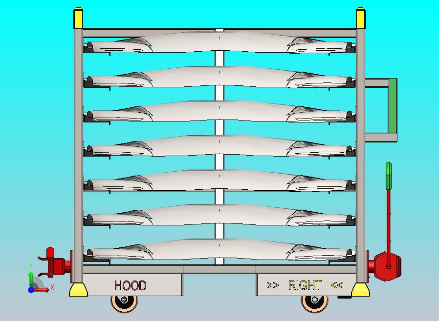 汽车配件周转车