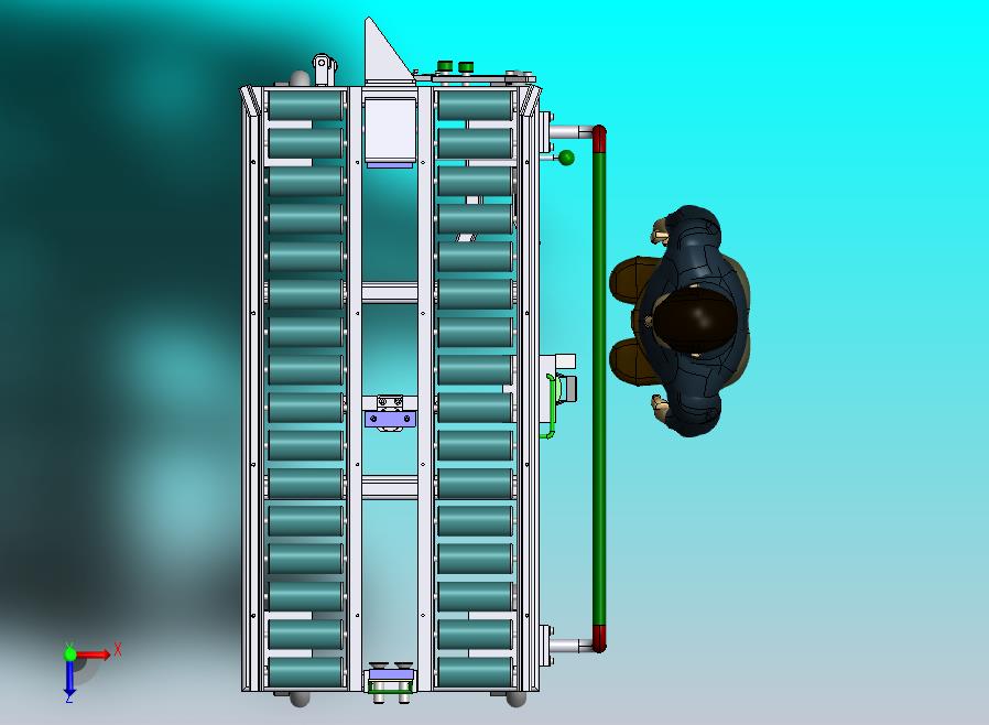 手推式滚筒传送车
