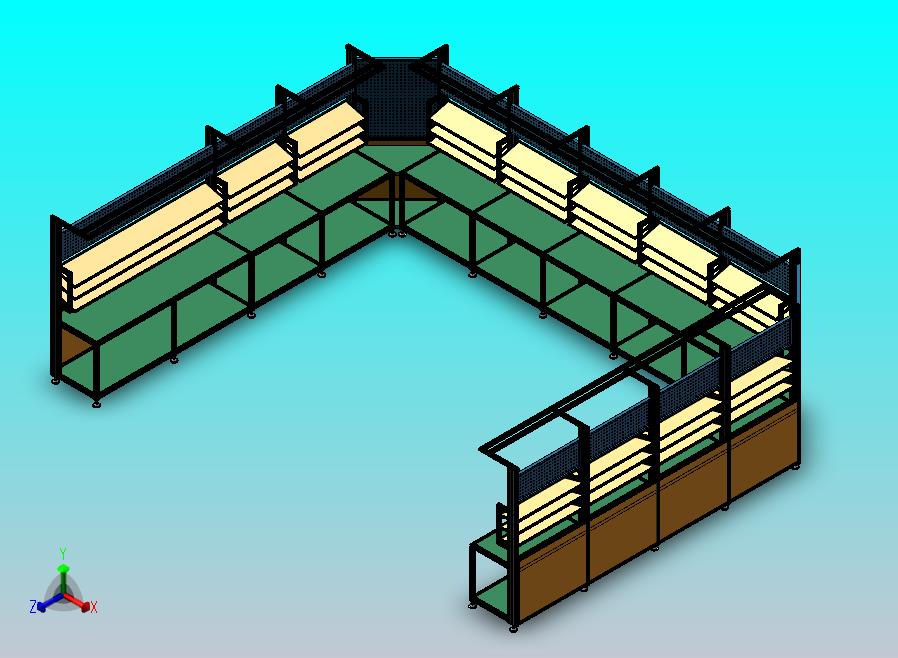 铝型材工作台1