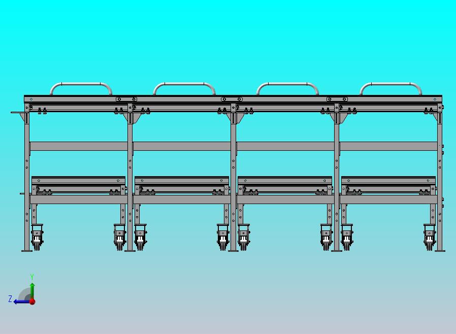 单层抽屉式储物架