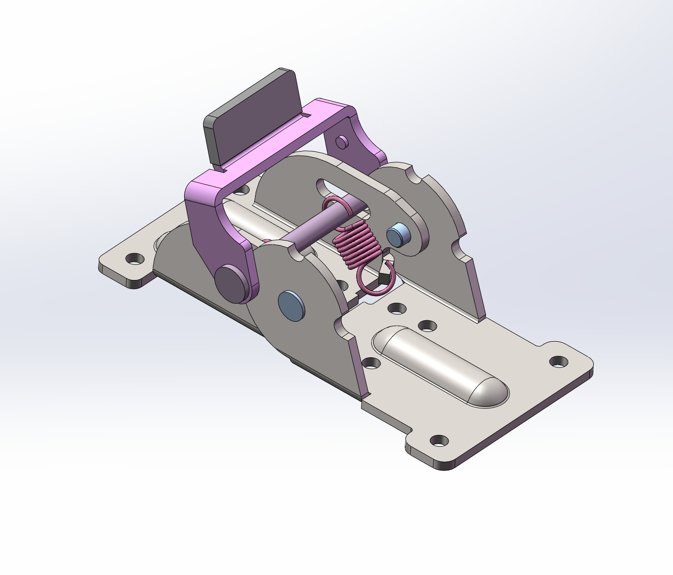 180度折0度自锁铰链合页
