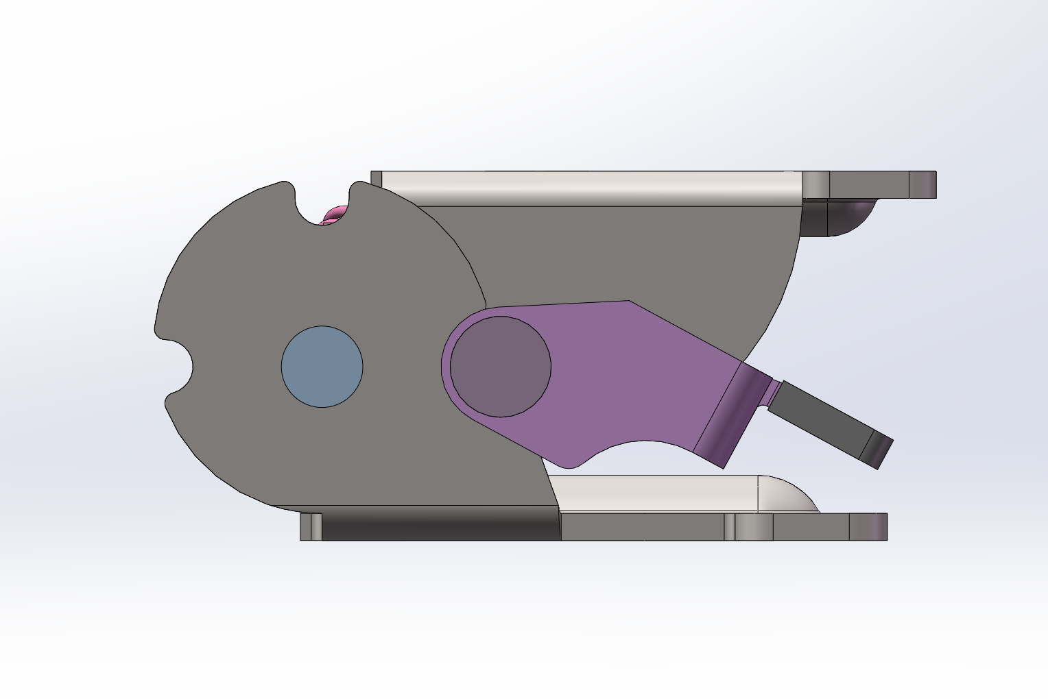 180度折0度自锁铰链合页