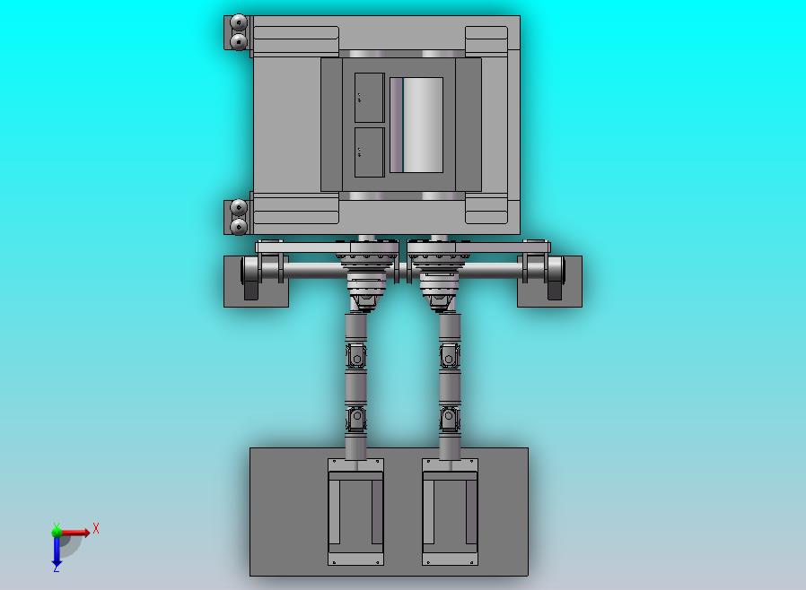 工业辊压机设备模型