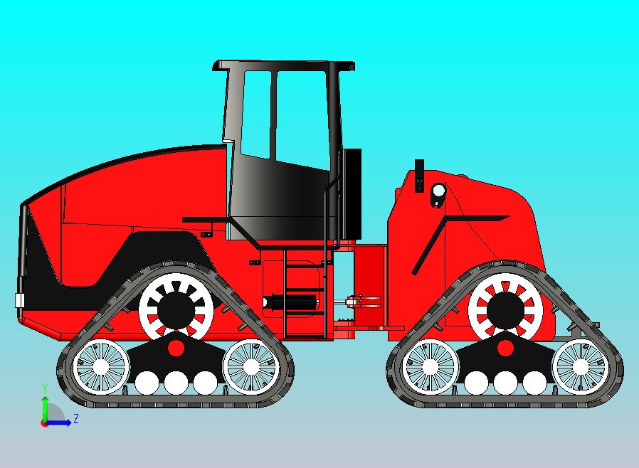 农用履带拖拉机