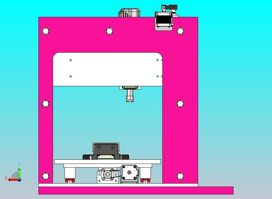 数控DIY轧机结构模型