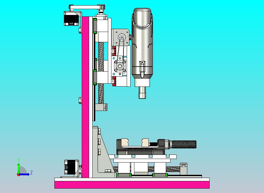 数控DIY轧机结构模型