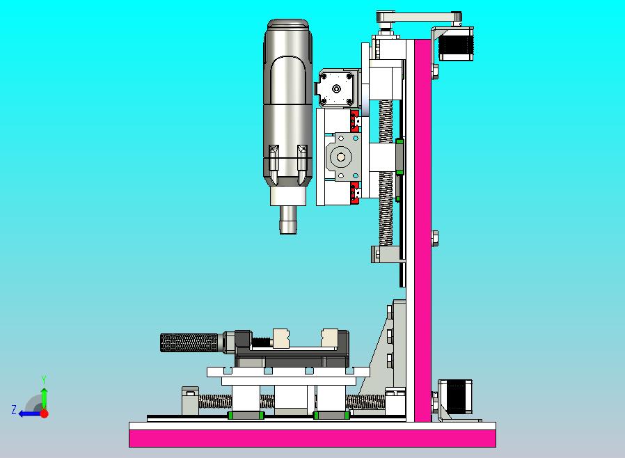 数控DIY轧机结构模型