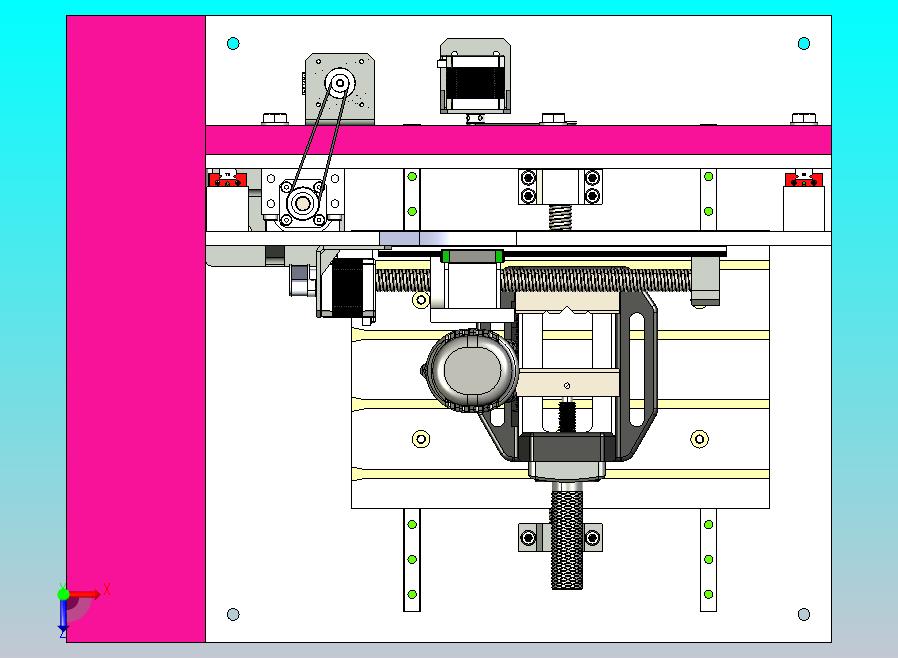 数控DIY轧机结构模型