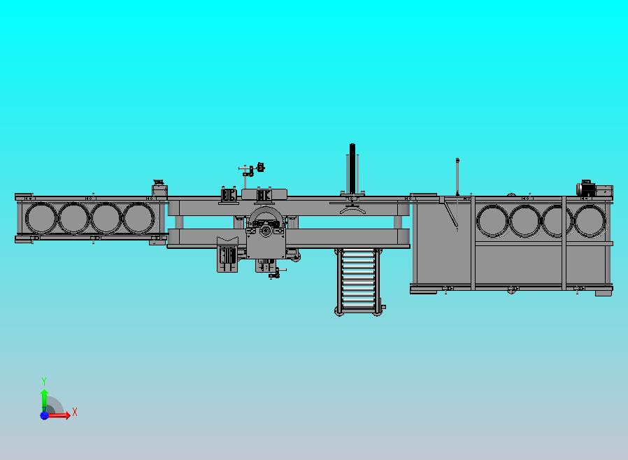 包装桶盖旋压贴标生产线