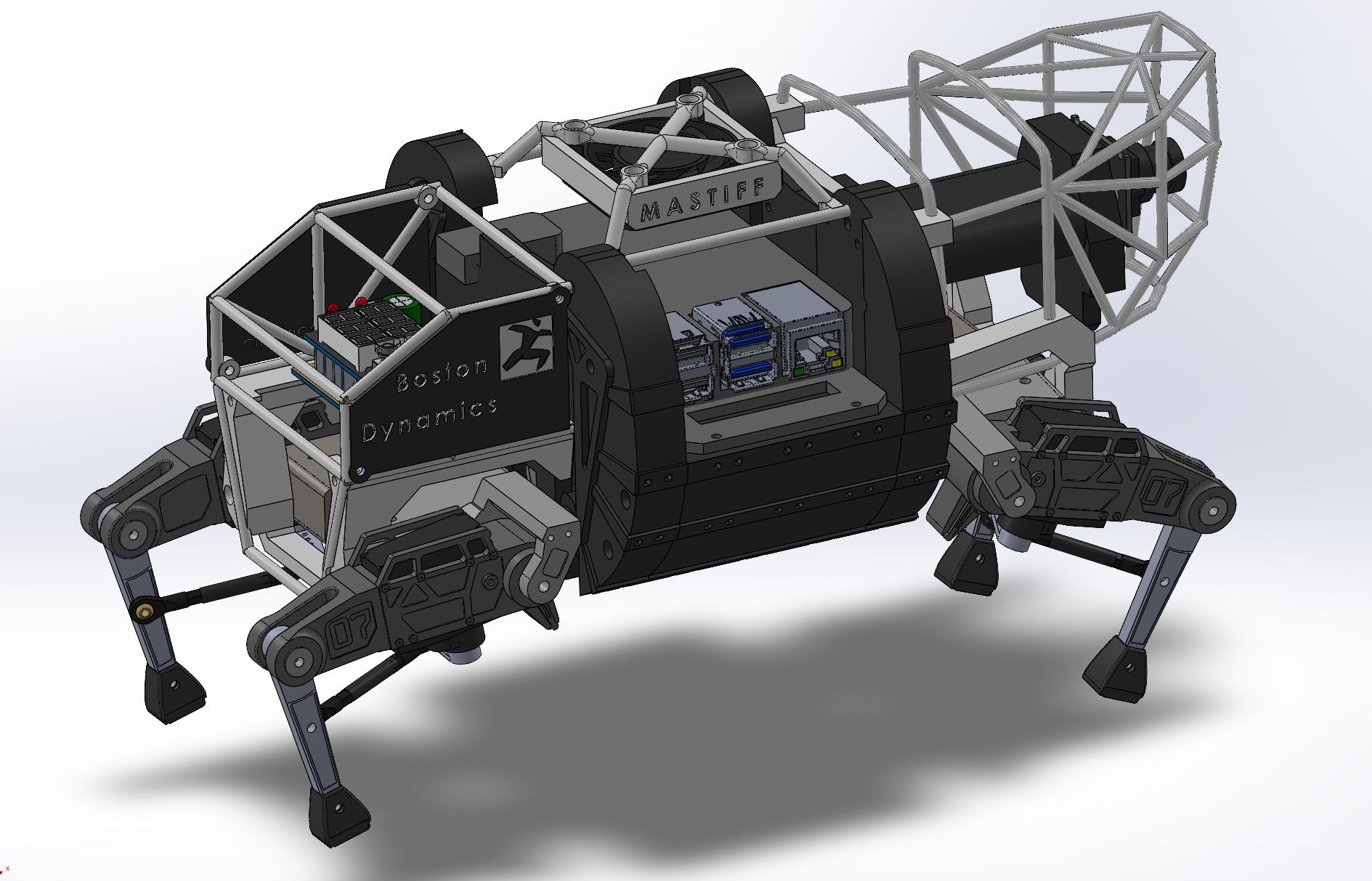 迷你机器狗波士顿动力 LS3”