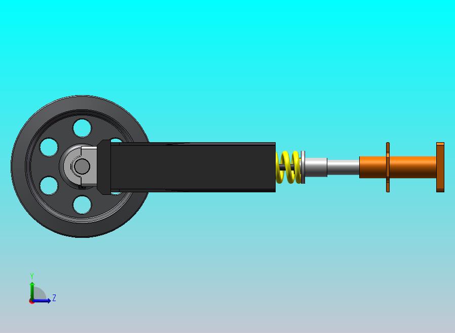 IC70R导向轮总成 载重7吨履带车用
