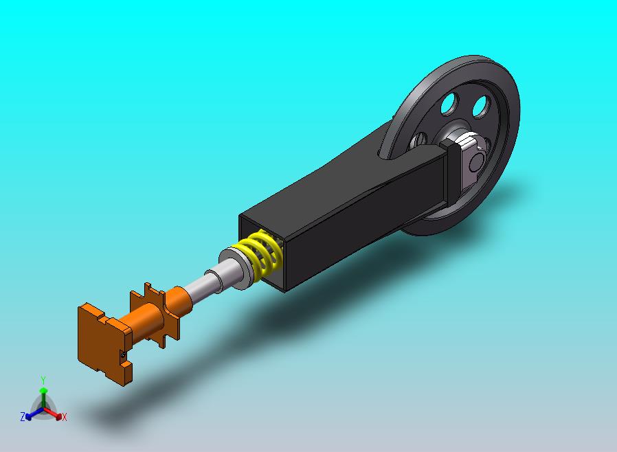 IC70R导向轮总成 载重7吨履带车用