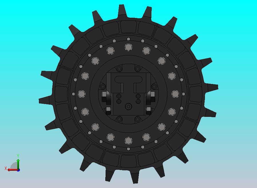 IC70R行走马达履带驱动  载重7吨履带车用