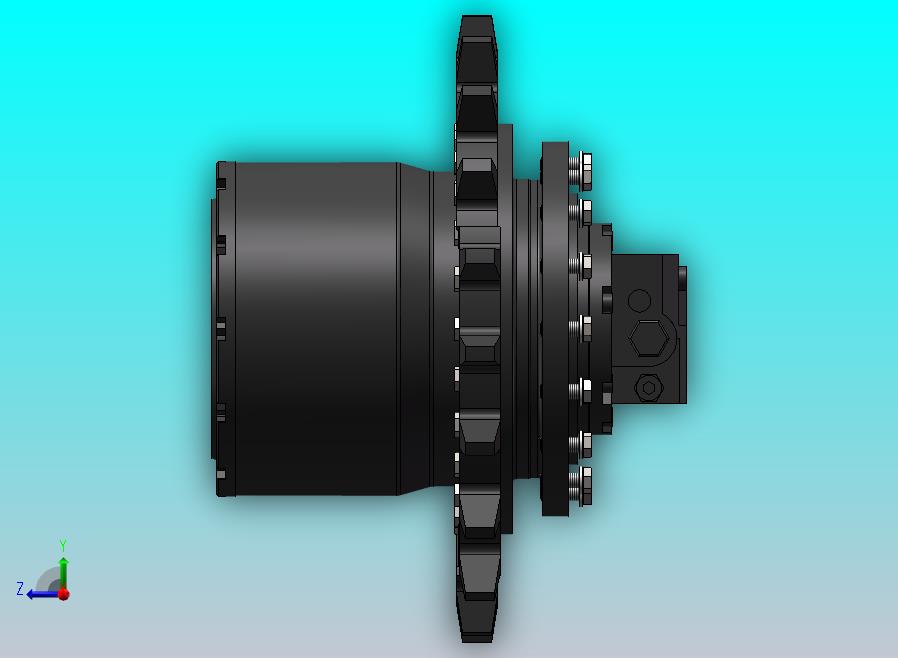 IC70R行走马达履带驱动  载重7吨履带车用