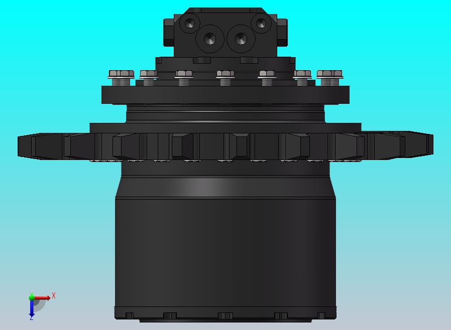 IC70R行走马达履带驱动  载重7吨履带车用