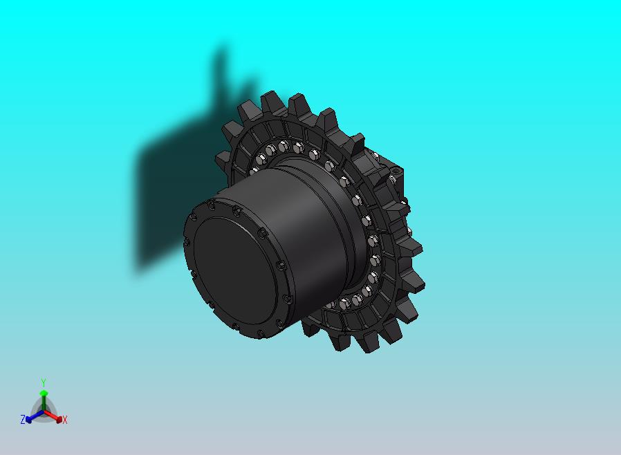 IC70R行走马达履带驱动  载重7吨履带车用