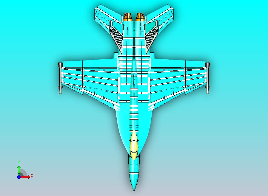 美国海军 F-18E 战斗机_攻击机