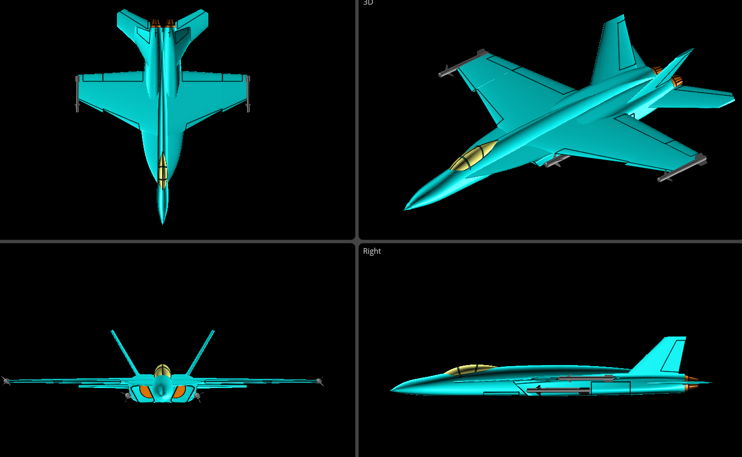 美国海军 F-18E 战斗机_攻击机