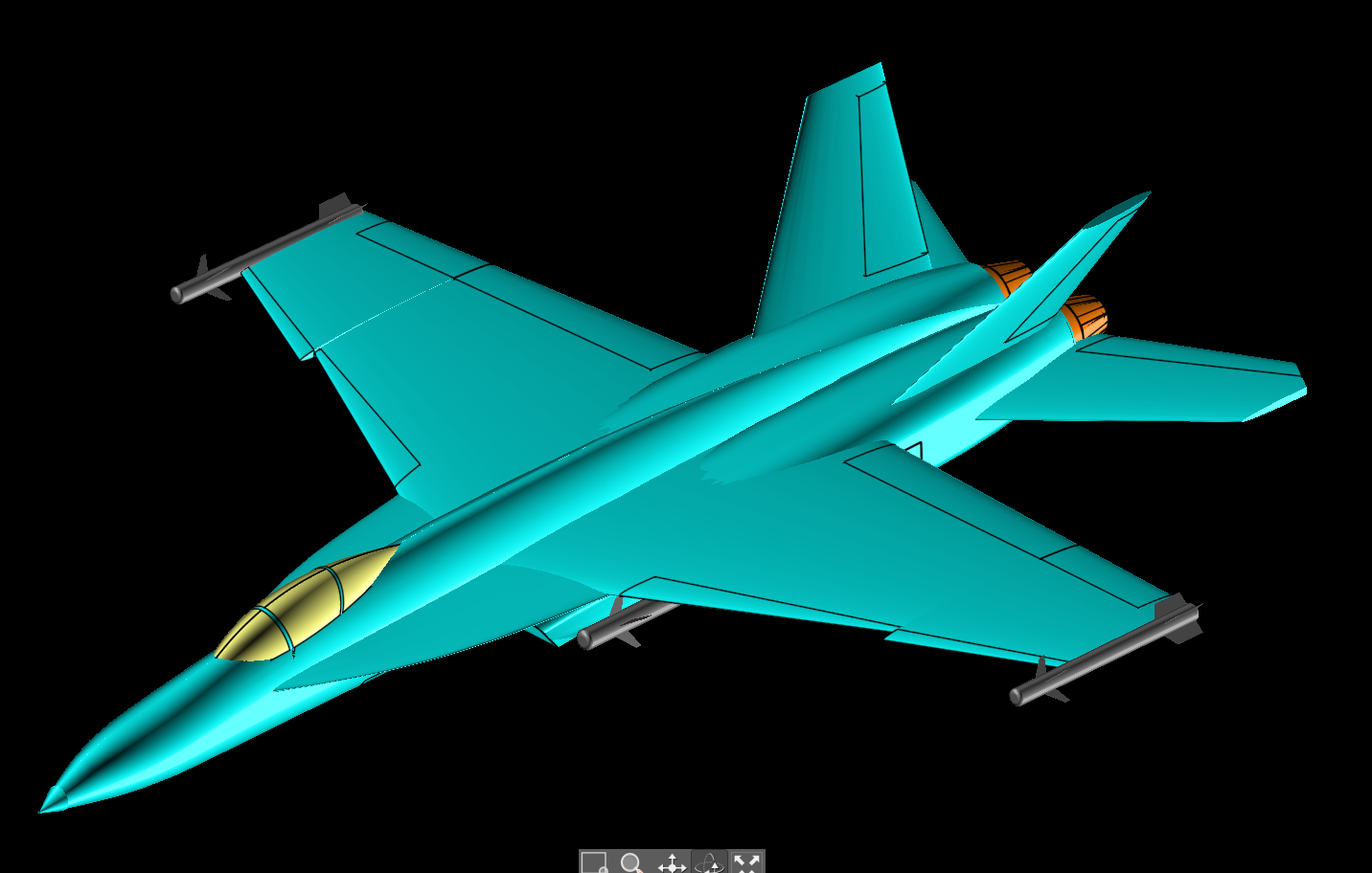 美国海军 F-18E 战斗机_攻击机