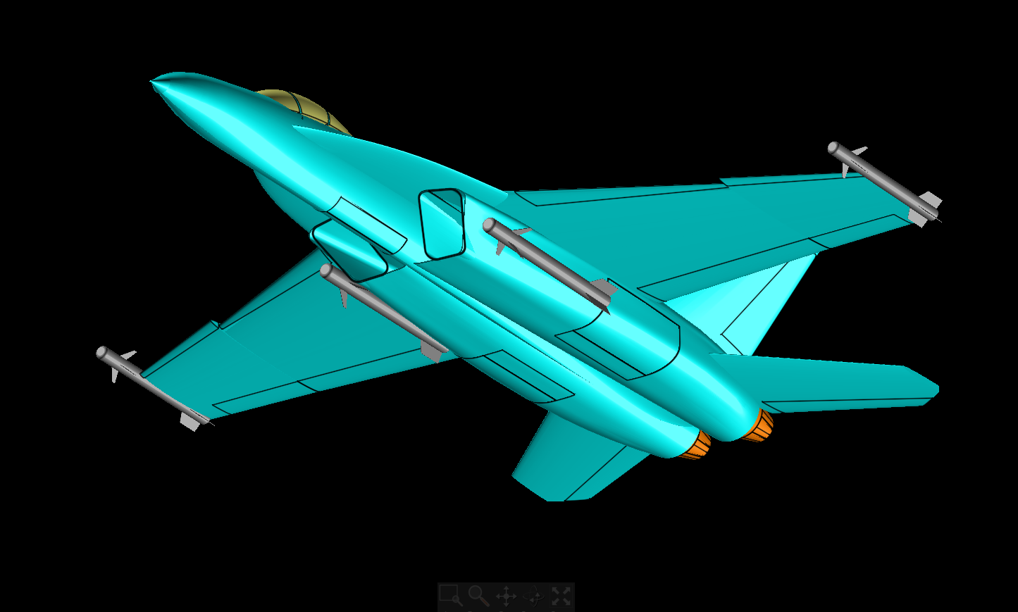 美国海军 F-18E 战斗机_攻击机