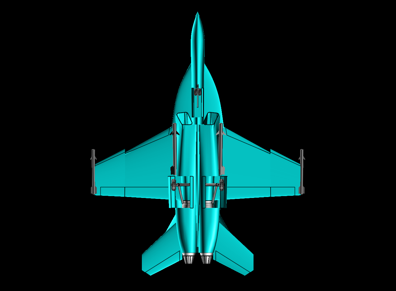 美国海军 F-18E 战斗机_攻击机