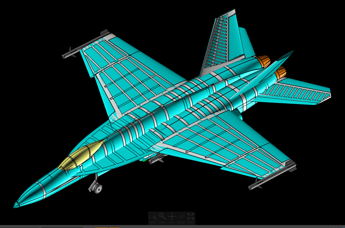美国海军 F-18E 战斗机_攻击机